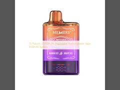 15 Aromen 22000 Puffs Einweg-Wiederaufladbare Vape 650mAh Batterie